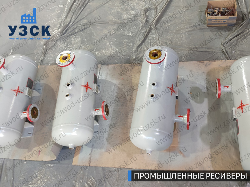 фотография емкостных ресиверов газа Ноябрьск